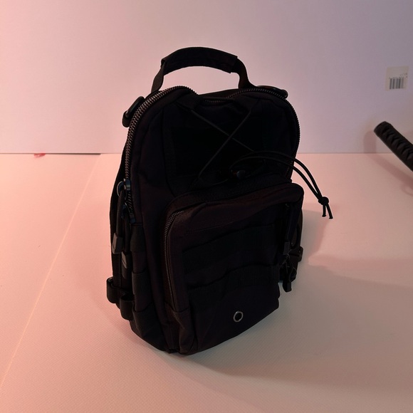Black Mini Backpack- sling bag - Picture 1 of 8